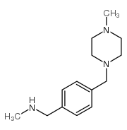 N-甲基-n-(4-[(4-甲基哌嗪-1-基)甲基]苄基)胺结构式