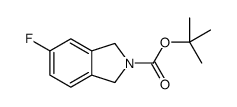 tert-Butyl 5-fluoroisoindoline-2-carboxylate Structure