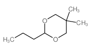 5,5-dimethyl-2-propyl-1,3-dioxane Structure