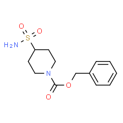 Benzyl4-sulfamoylpiperidine-1-carboxylate Structure