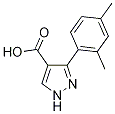 3-(2,4-二甲基苯基)-2H-吡唑-4-羧酸结构式