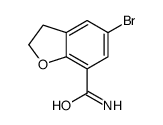 5-bromo-2,3-dihydro-1-benzofuran-7-carboxamide Structure