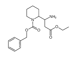 3-氨基-3-(2-cbz)哌啶丙酸乙酯结构式