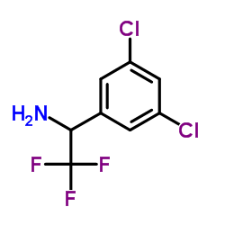 1-(3,5-Dichlorophenyl)-2,2,2-trifluoroethanamine Structure