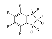 1,1,2-trichloro-2,3,3,4,5,6,7-heptafluoroindene Structure