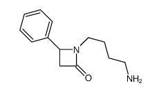 1-(4-aminobutyl)-4-phenylazetidin-2-one结构式