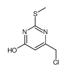 6-(CHLOROMETHYL)-2-(METHYLTHIO)PYRIMIDIN-4(3H)-ONE Structure