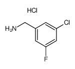 3-Chloro-5-fluorobenzylamine hydrochloride Structure