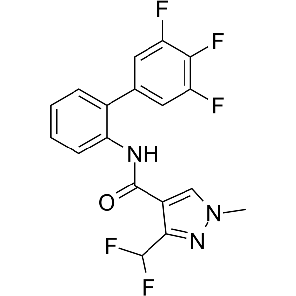 氟唑菌酰胺结构式