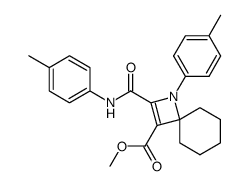 Cyclohexane-spiro-2-<1-(p-tolyl)-3-methoxycarbonyl-4-(p-tolyl)-carbamoyl-3-azetine>结构式