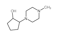 2-(4-甲基-1-哌嗪)环戊醇结构式