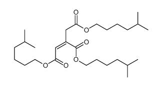 tris(5-methylhexyl) prop-1-ene-1,2,3-tricarboxylate结构式