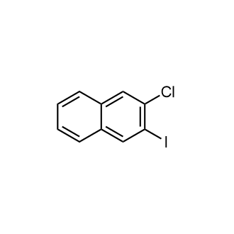2-氯-3-碘代萘结构式