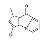 3-bromo-1-methylpyrrolo[2,3-b]pyrrolizin-8-one Structure