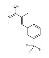 (E)-N,2-dimethyl-3-[3-(trifluoromethyl)phenyl]prop-2-enamide Structure