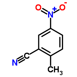 2-甲基-5-硝基苯腈结构式