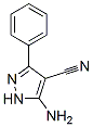5-氨基-3-苯基-4-氰基吡唑甲酸结构式
