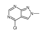 4-Chloro-2-methyl-2H-pyrazolo[3,4-d]pyrimidine Structure