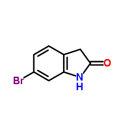 6-溴-1,3-二氢-2H-吲哚-2-酮结构式