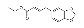 (E)-ethyl 4-(3,4-(methylenedioxy)phenyl)but-2-enoate结构式