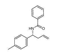 N-[(R)-1-(4-methylphenyl)but-3-enyl]benzamide结构式
