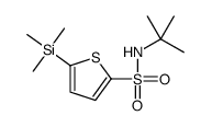 N-tert-butyl-5-trimethylsilylthiophene-2-sulfonamide Structure