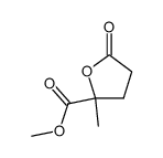 tetrahydro-2-methyl-5-oxo-2-furancarboxylic acid methyl ester Structure