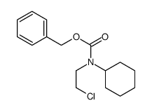 benzyl N-(2-chloroethyl)-N-cyclohexylcarbamate结构式