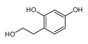 4-(2-hydroxyethyl)benzene-1,3-diol结构式