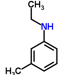 N-乙基间甲苯胺结构式