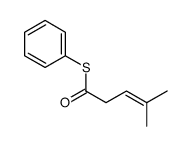 S-phenyl 4-methylpent-3-enethioate结构式