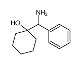 1-[amino(phenyl)methyl]cyclohexan-1-ol结构式