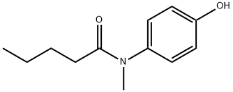 N-(4-hydroxyphenyl)-N-methylpentanamide Structure