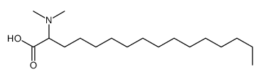 2-(dimethylamino)hexadecanoic acid结构式