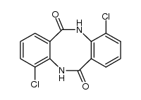 4,10-dichloro-5H,11H-dibenzo[b,f][1,5]diazocine-6,12-dione结构式