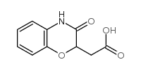 2-(3-氧代-3,4-二氢-2H- 苯并[b][1,4]噁嗪-2-基)乙酸结构式