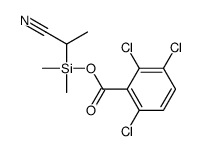 [1-cyanoethyl(dimethyl)silyl] 2,3,6-trichlorobenzoate Structure