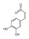 1,2-dihydroxy-4-(nitroethenyl)benzene结构式