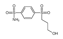 4-(3-hydroxypropylsulfonyl)benzenesulfonamide Structure