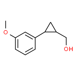 trans-2-(3-methoxyphenyl)cyclopropylmethanol Structure