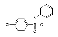 4-Chlorobenzenesulfonothioic acid S-phenyl ester Structure