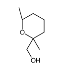 反式-四氢-2,6-二甲基-2H-吡喃-2-甲醇结构式
