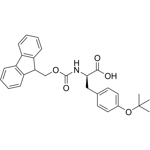 Fmoc-O-叔丁基-D-酪氨酸图片