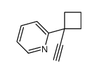 2-(1-乙炔环丁基)吡啶结构式
