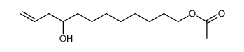 1-acetoxy-9-hydroxy-dodec-11-ene结构式