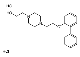 2-[4-[2-(2-phenylphenoxy)ethyl]piperazin-1-yl]ethanol dihydrochloride Structure