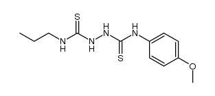 1-propyl-6-(4'-methoxyphenyl)-2,5-dithiobiurea Structure