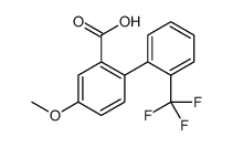 5-methoxy-2-[2-(trifluoromethyl)phenyl]benzoic acid结构式