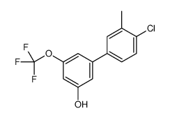 3-(4-chloro-3-methylphenyl)-5-(trifluoromethoxy)phenol Structure