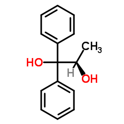 (R)-1,1-二苯基-1,2-丙二醇结构式